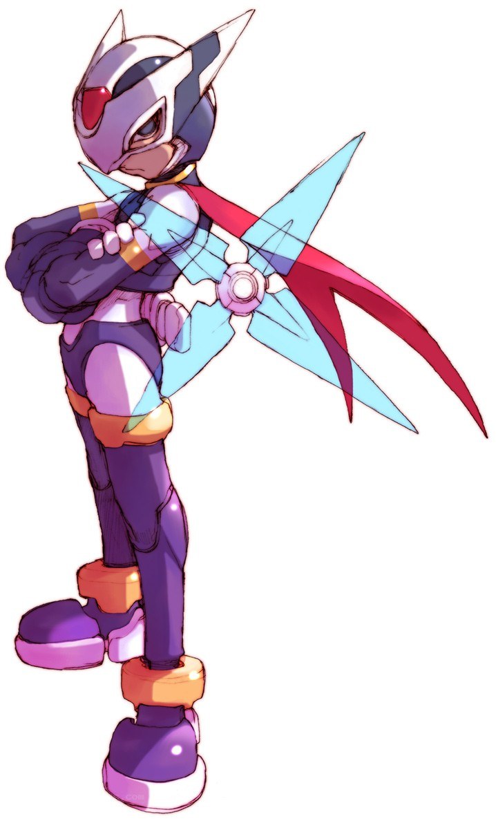 Mega Man X character art