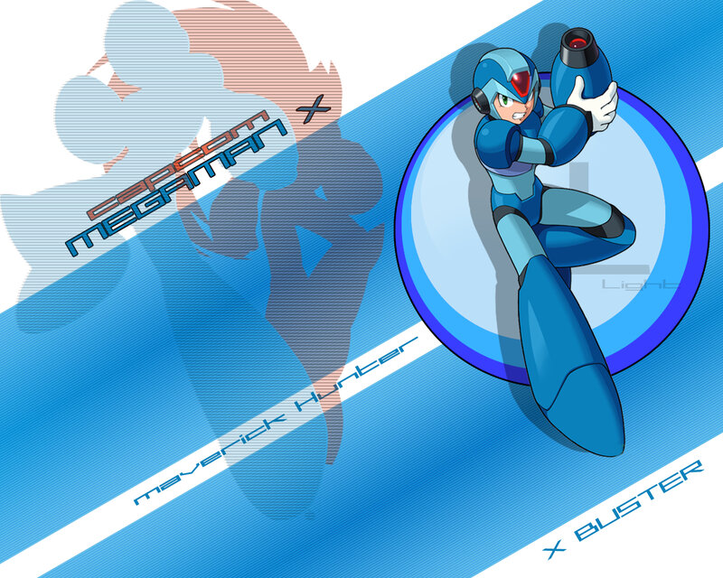 Mega Man X Character — Blue, Dynamic