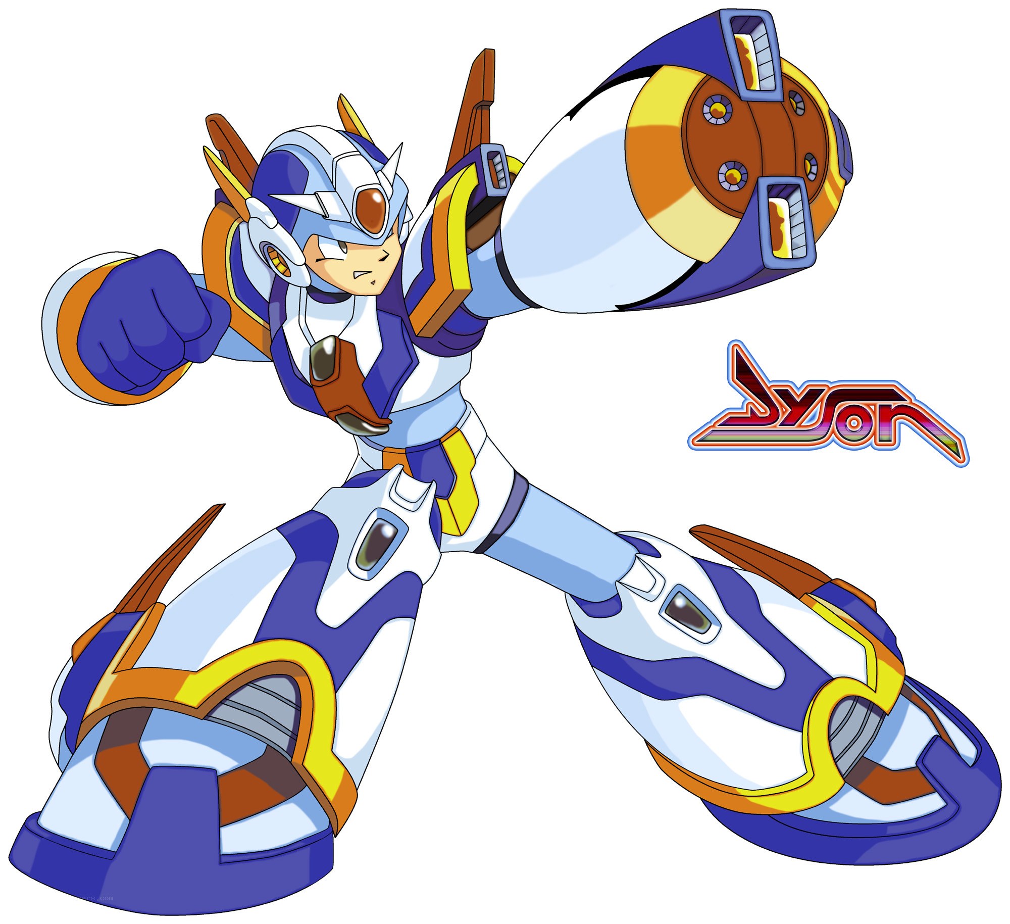 Mega Man X character design