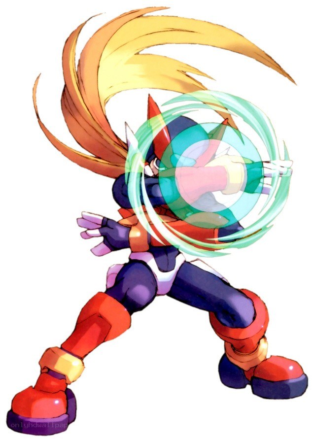 Mega Man X character in action