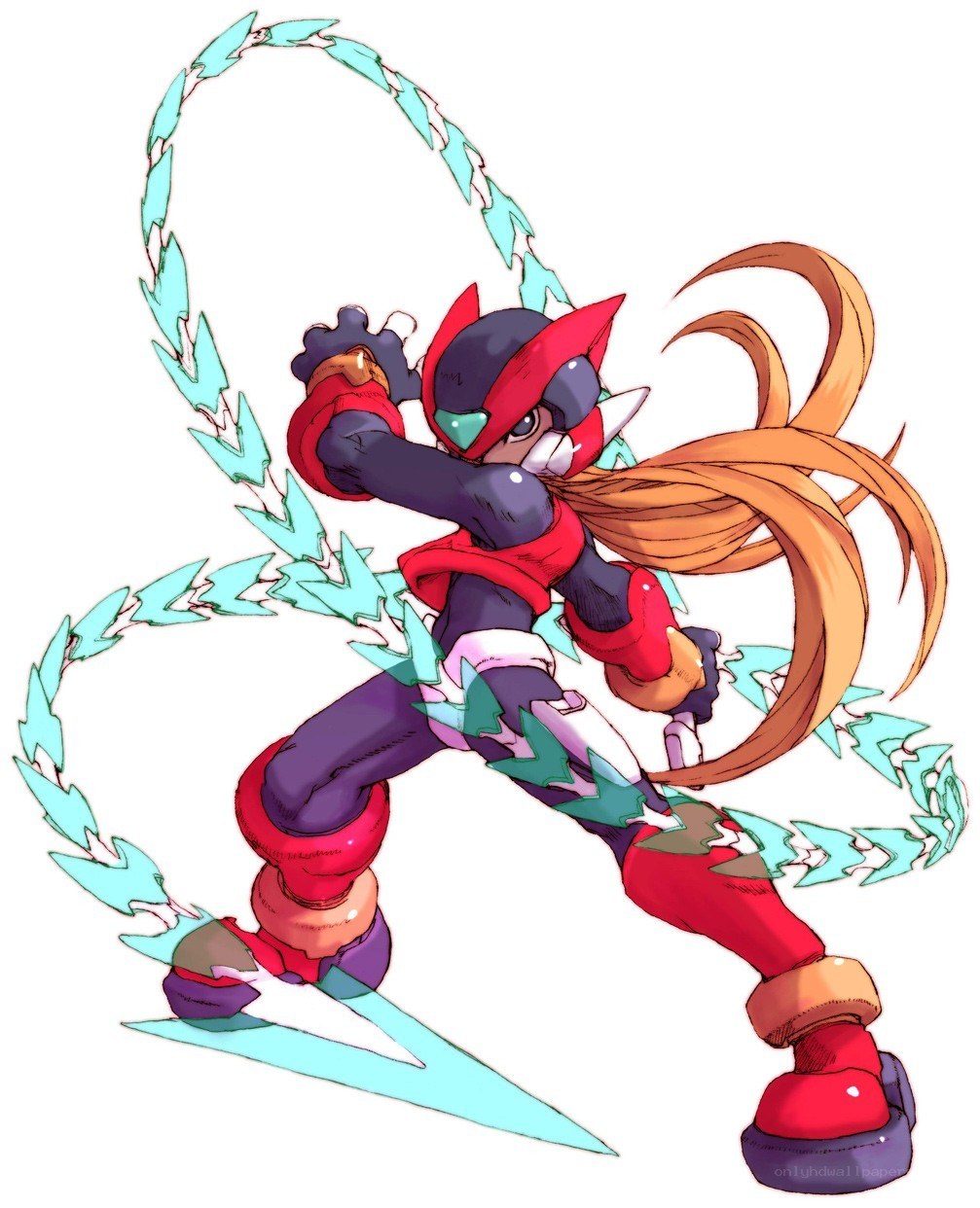 Mega Man X character in action