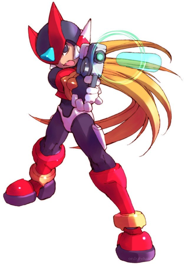 Mega Man X character in action