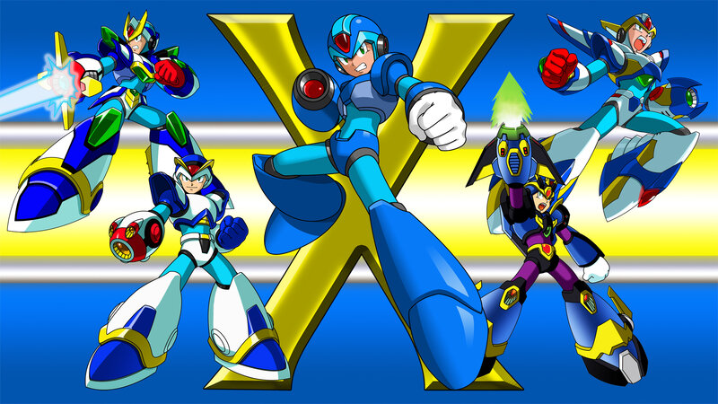 Mega Man X Characters — Blue