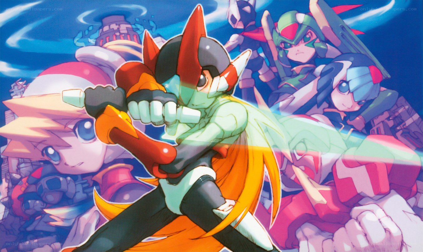 Mega Man X characters in action