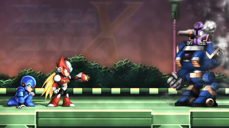Mega Man X Fighting Robot