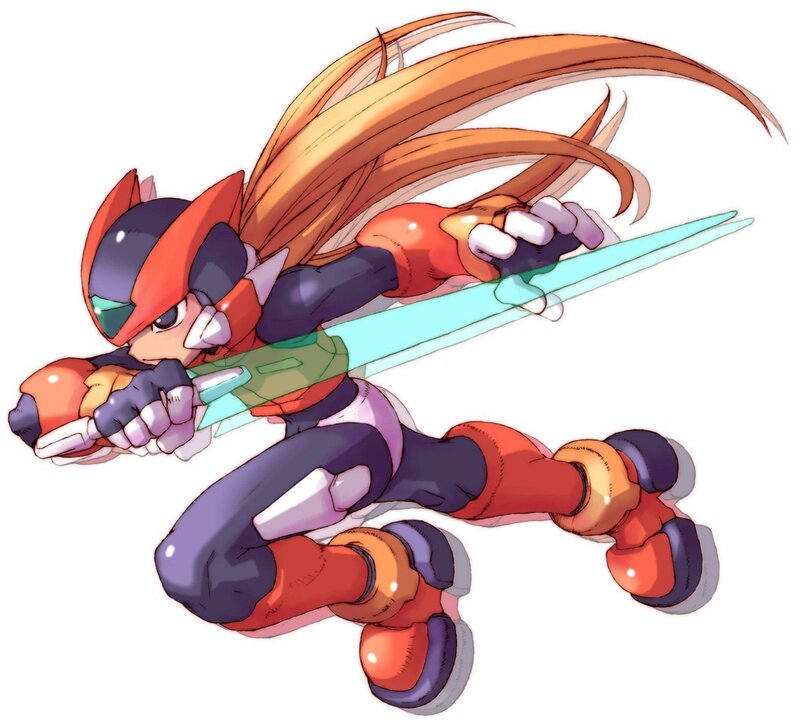 Mega Man X in action