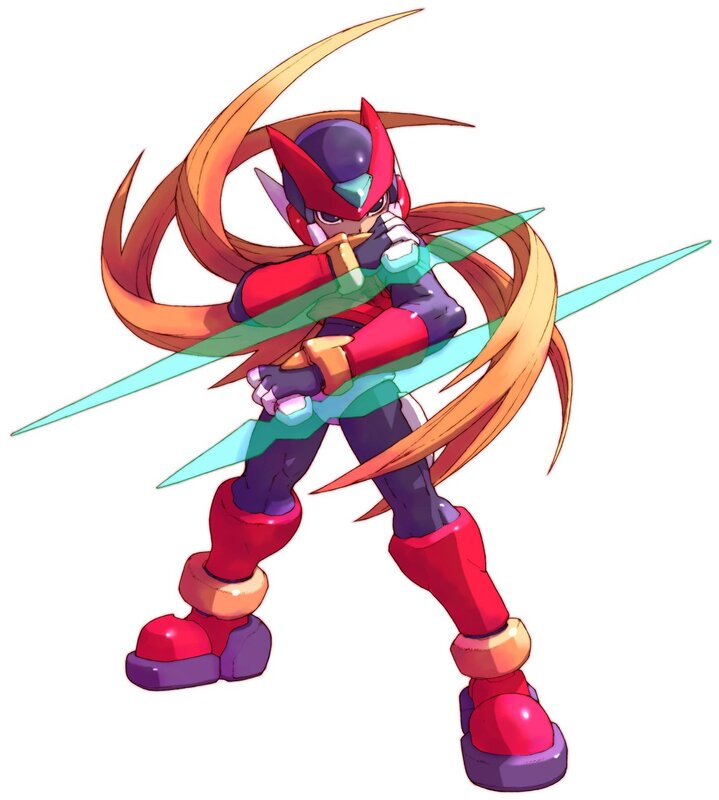 Mega Man X in action