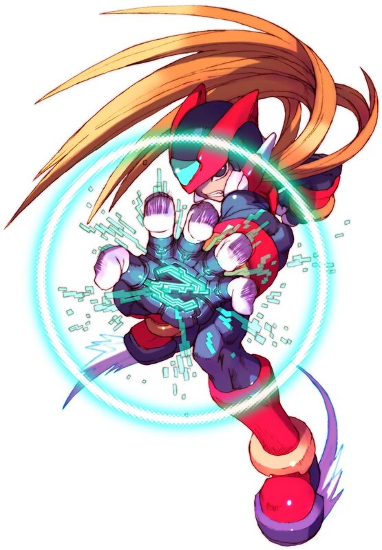 Mega Man X in action