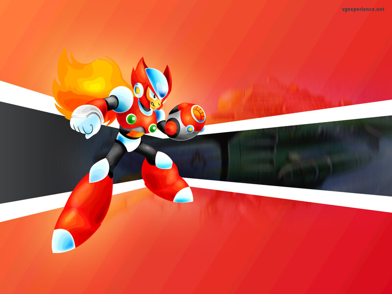 Mega Man X in action