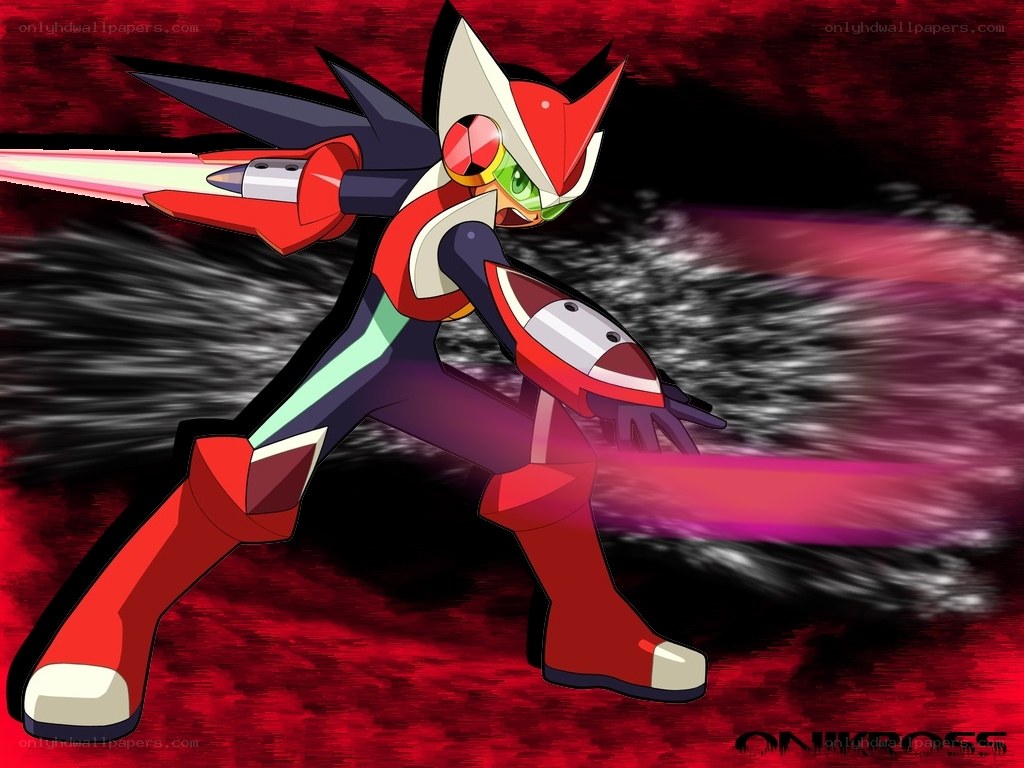 Mega Man X in action