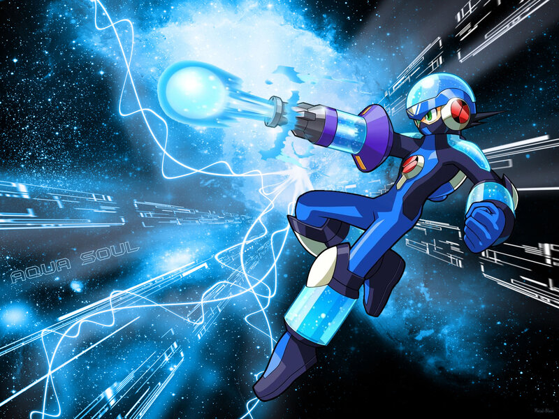 Mega Man X in action