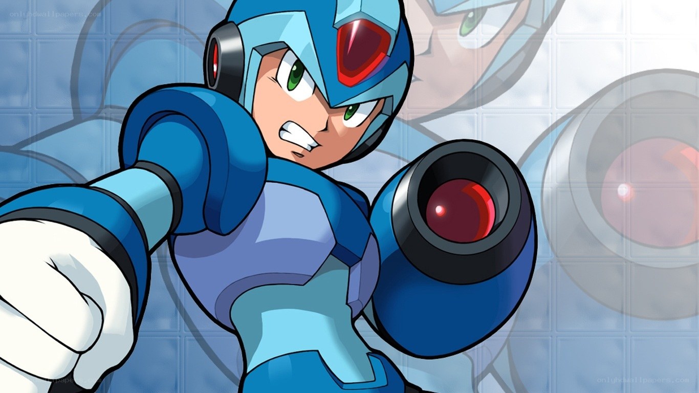 Mega Man X in action