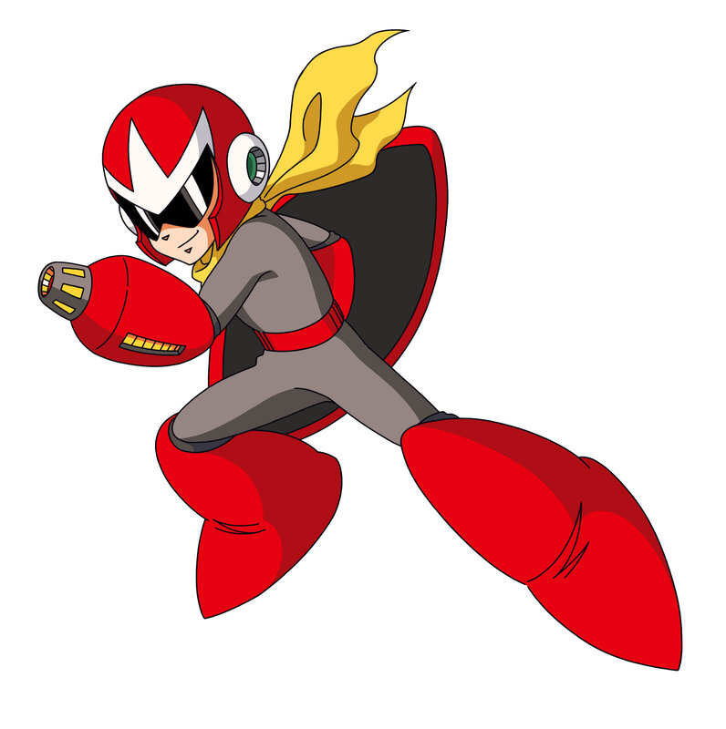 Mega Man X in action