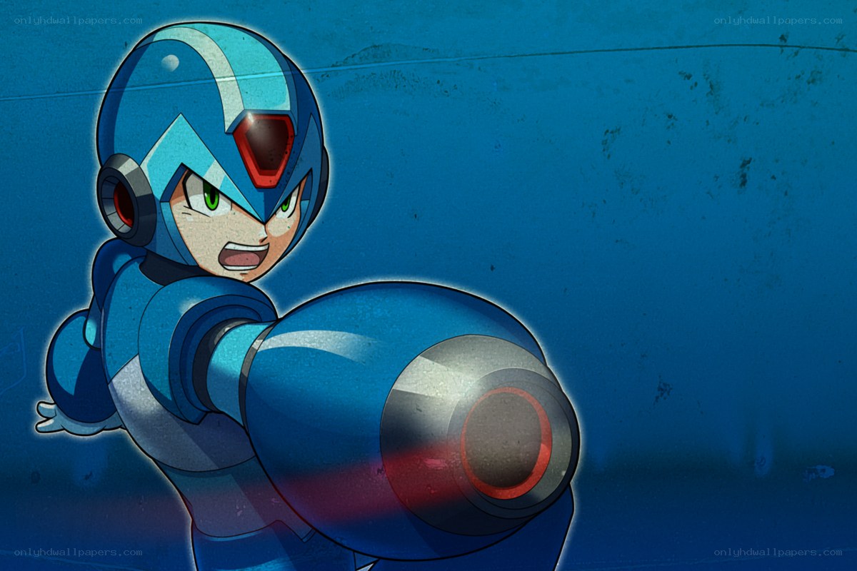 Mega Man X in action