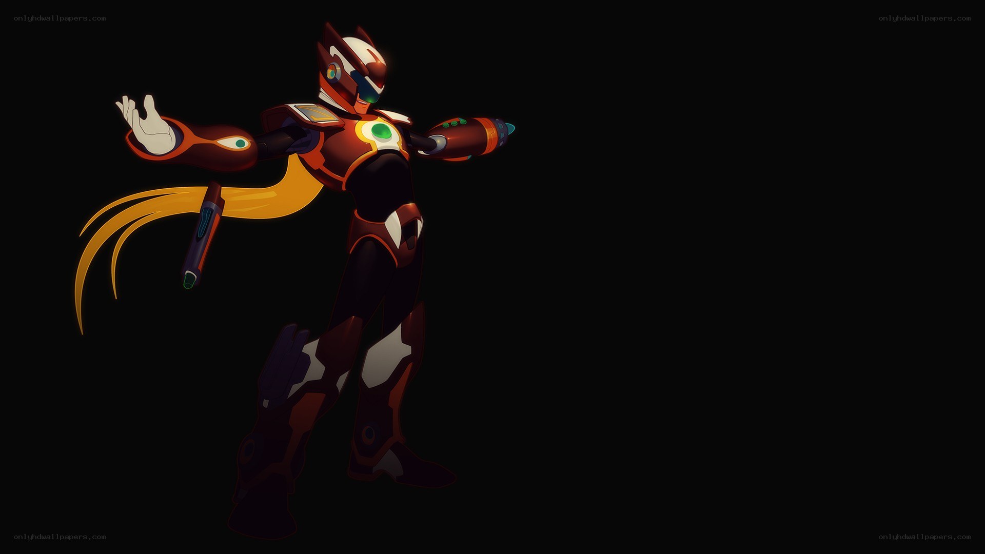 Mega Man X in action