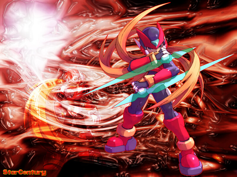 Mega Man X in action