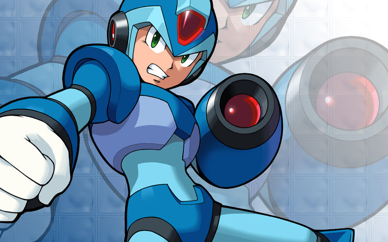 Mega Man X in action