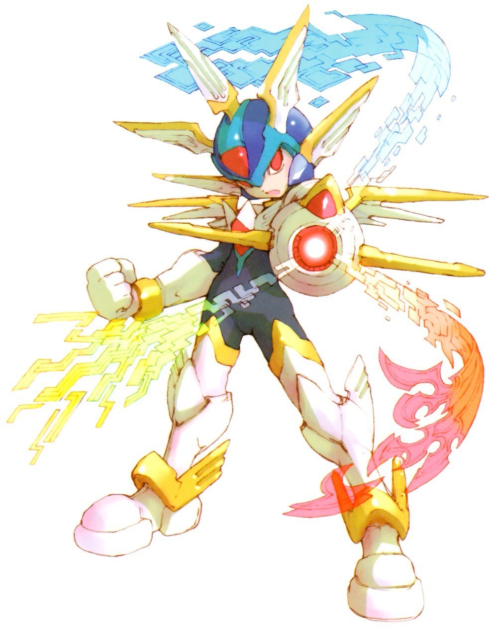 Mega Man X in battle armor