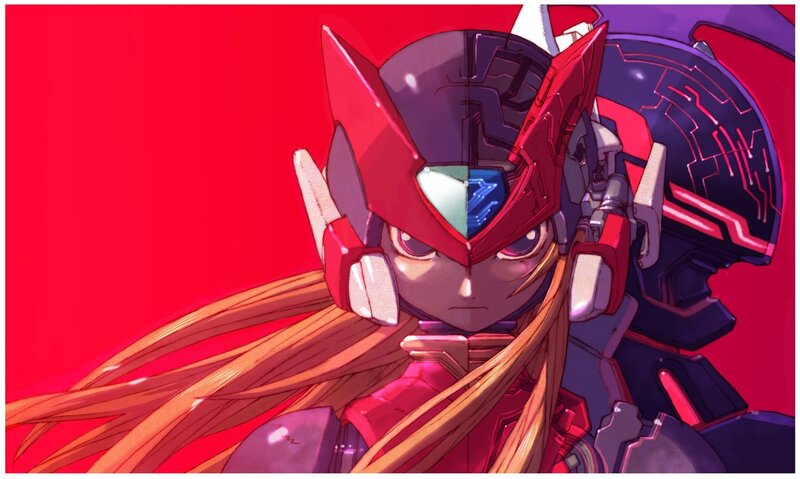 Mega Man X in red armor