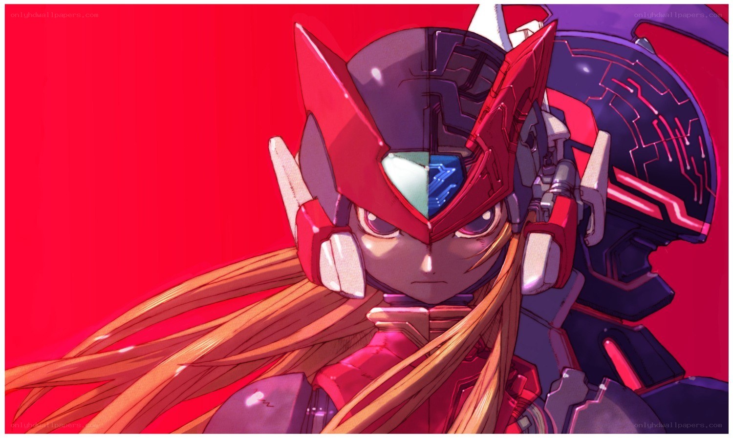Mega Man X in red armor
