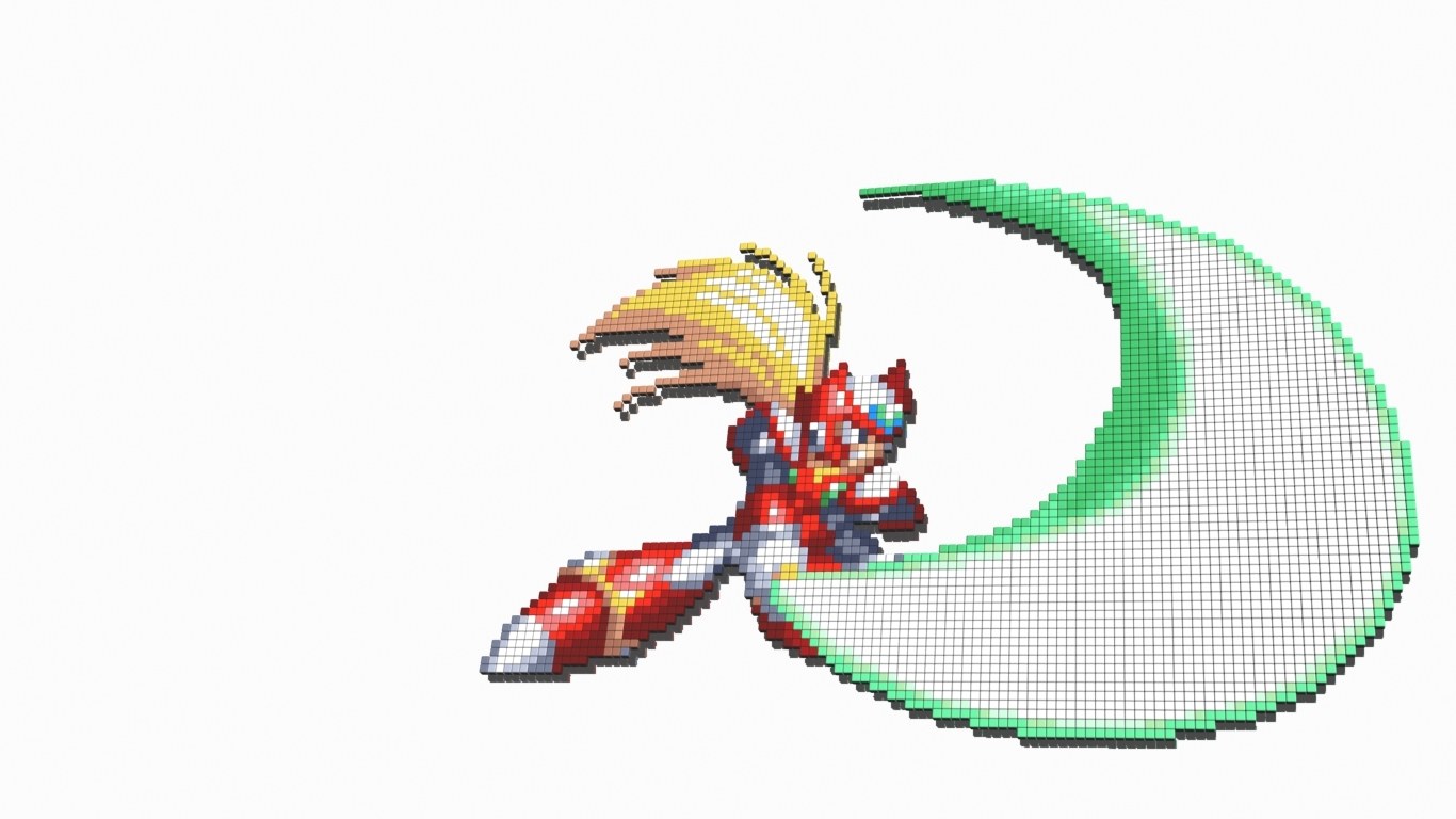 Mega Man X pixel art