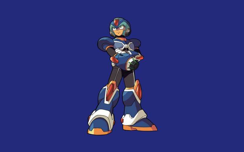 Mega Man X standing confidently