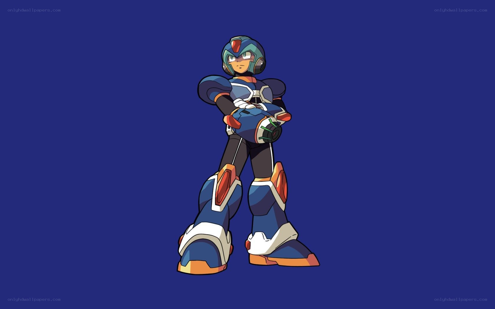 Mega Man X standing confidently