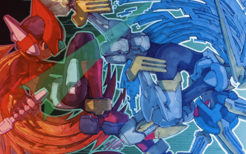Mega Man X vs. Sigma battle