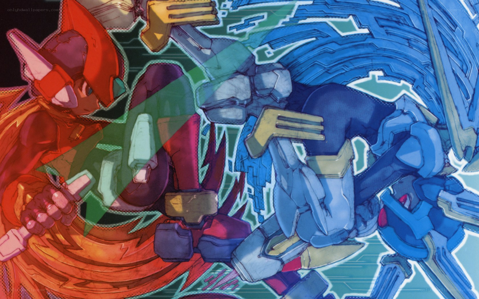 Mega Man X vs. Sigma battle