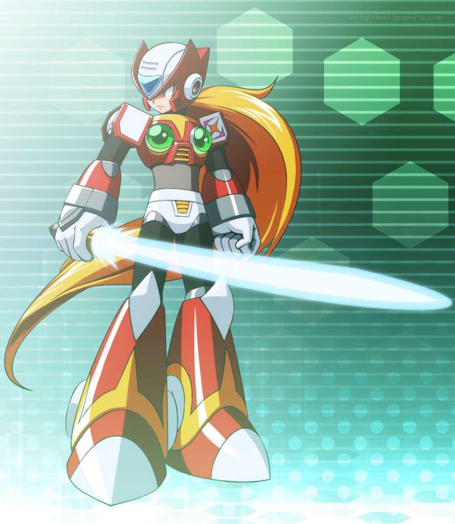 Mega Man X with energy sword