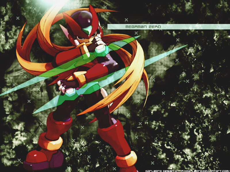 Mega Man Zero Character — Red, Dramatic, Anime