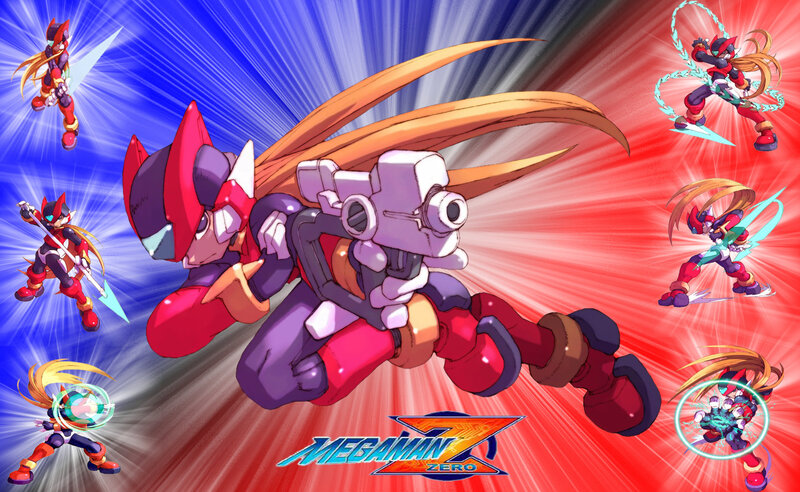 Mega Man Zero Character — Red, Dramatic