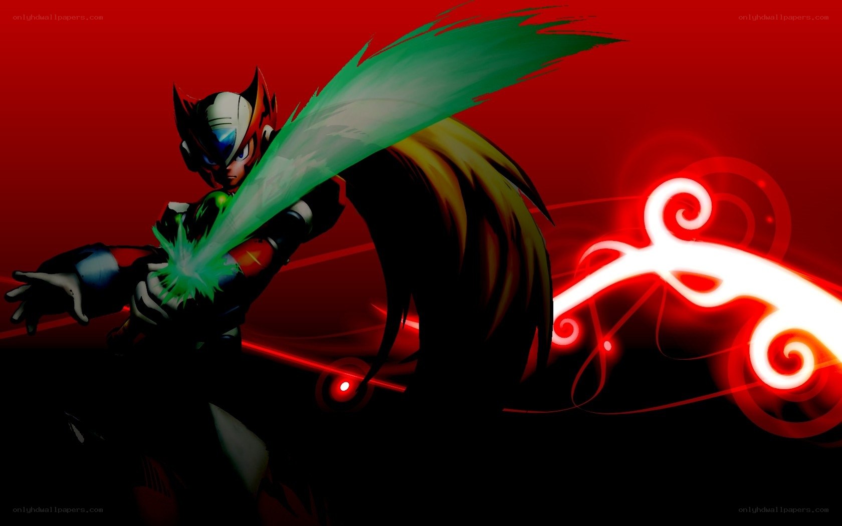 Mega Man Zero in action
