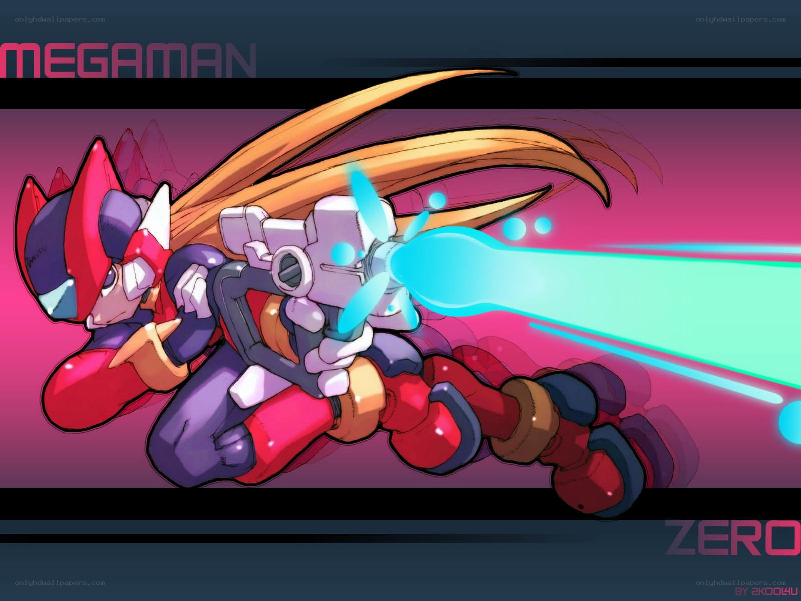 Mega Man Zero in action