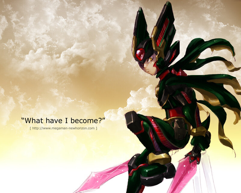 Mega Man Zero in contemplation