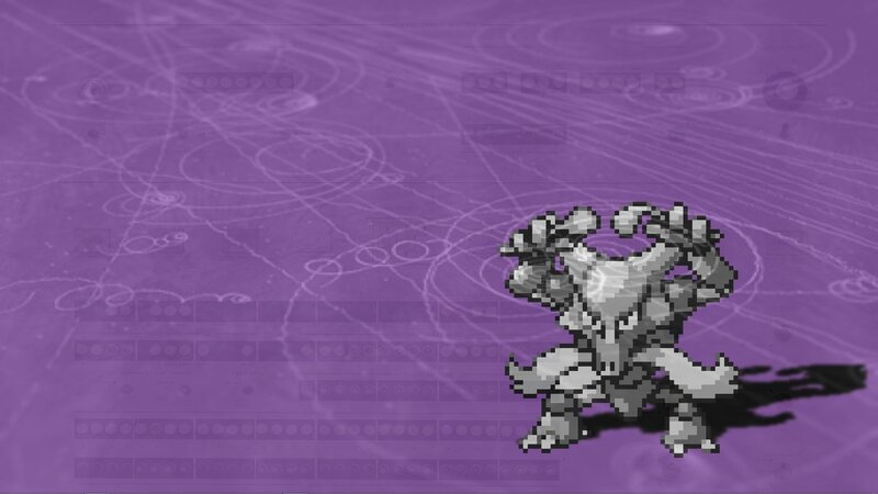 Mega Metagross in a digital interface