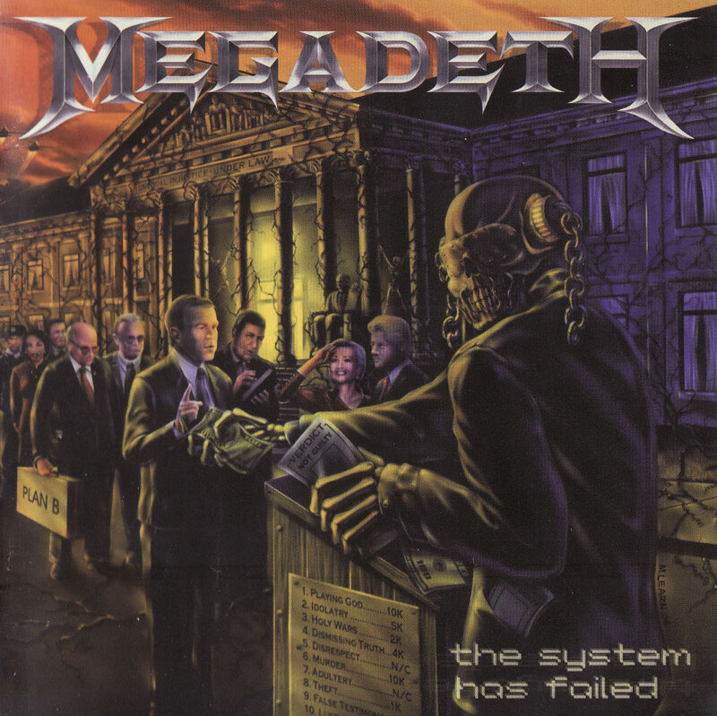 Megadeth album cover art