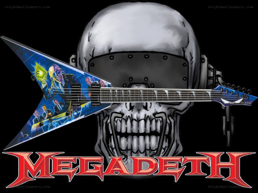 Megadeth electric guitar artwork