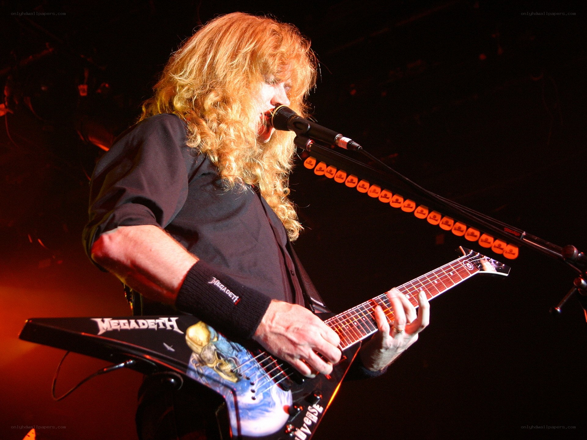 Megadeth guitarist performing live