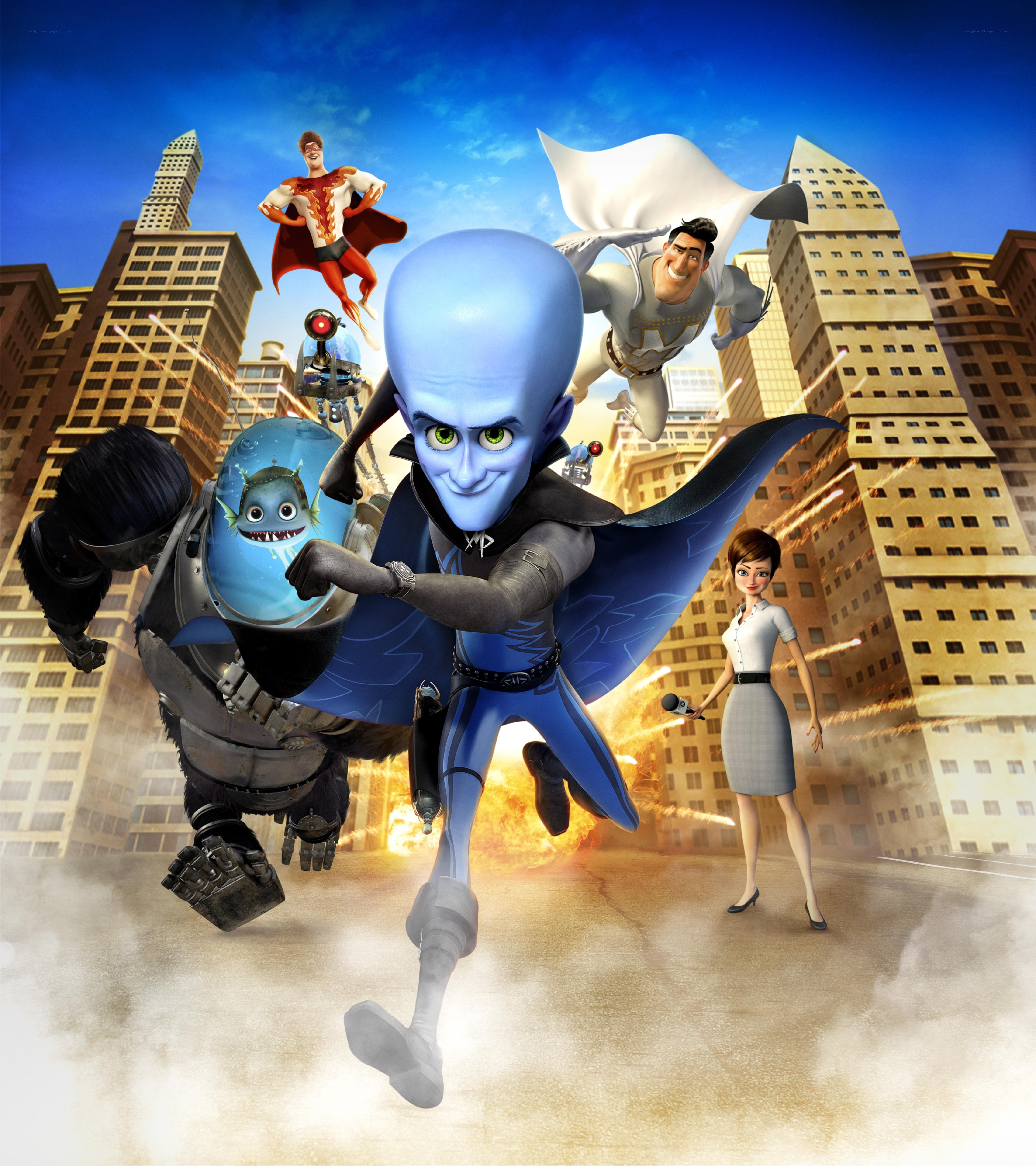 Megamind and the heroes
