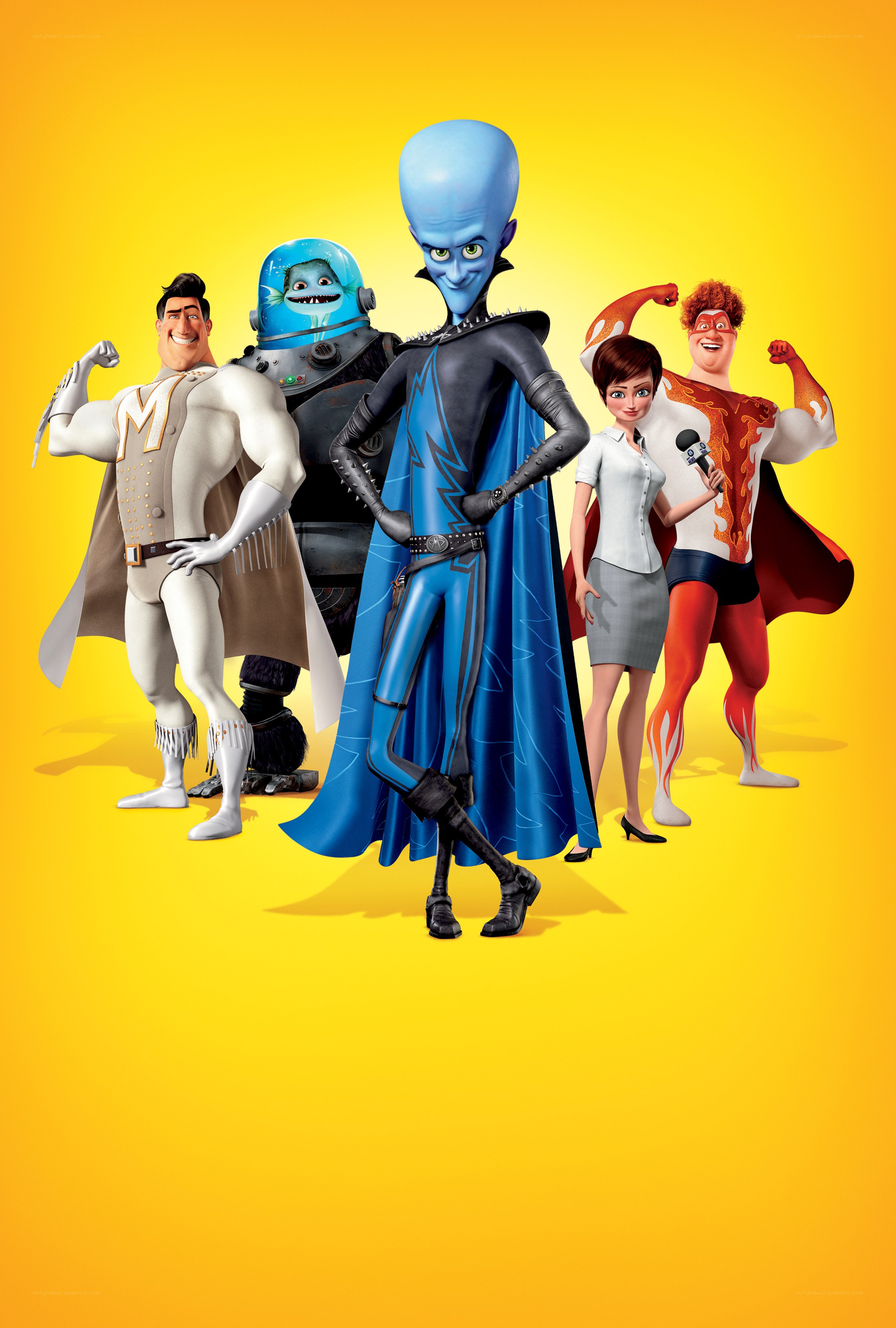 Megamind and the heroes