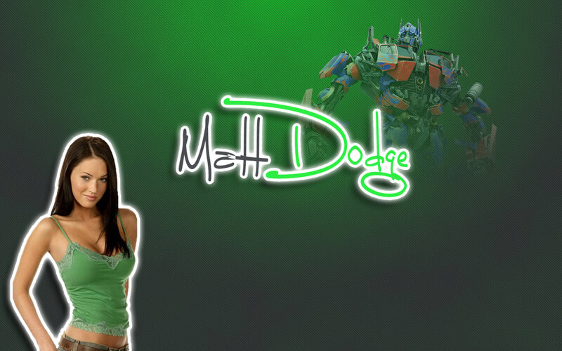 Megan Fox and Optimus Prime