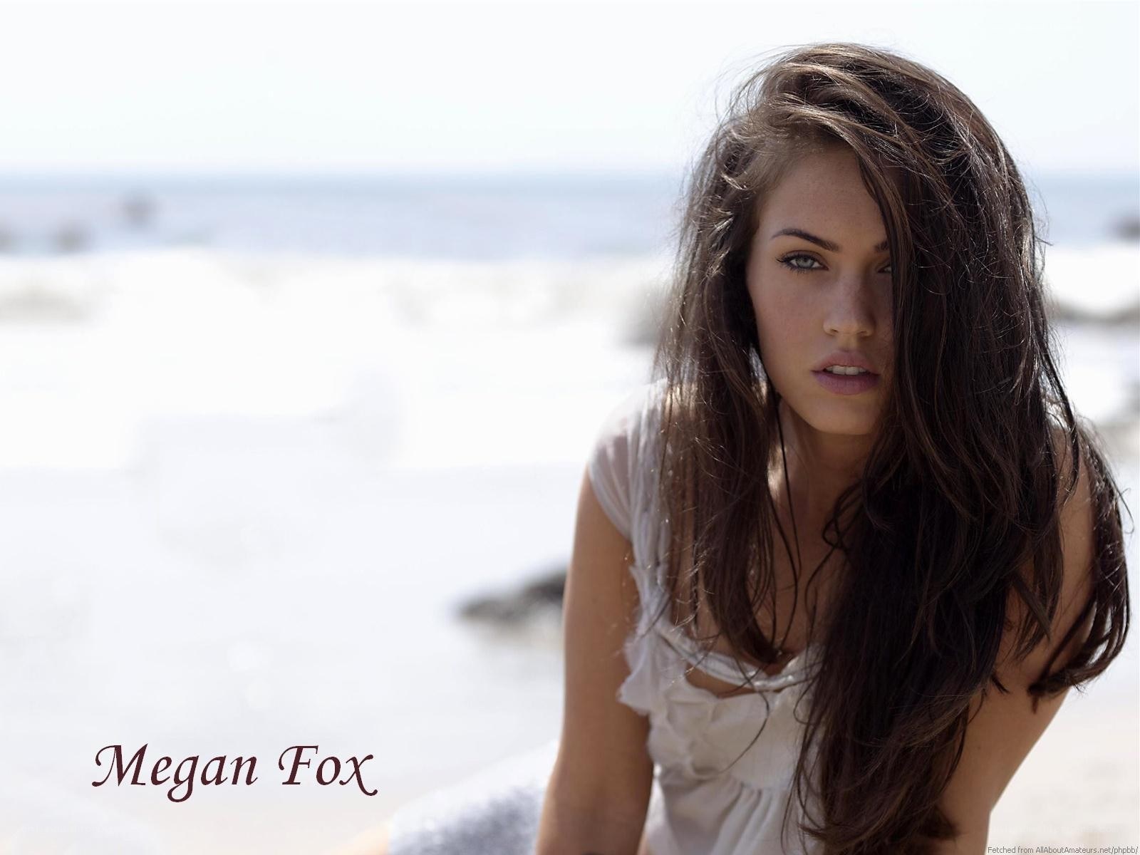Megan Fox at the beach