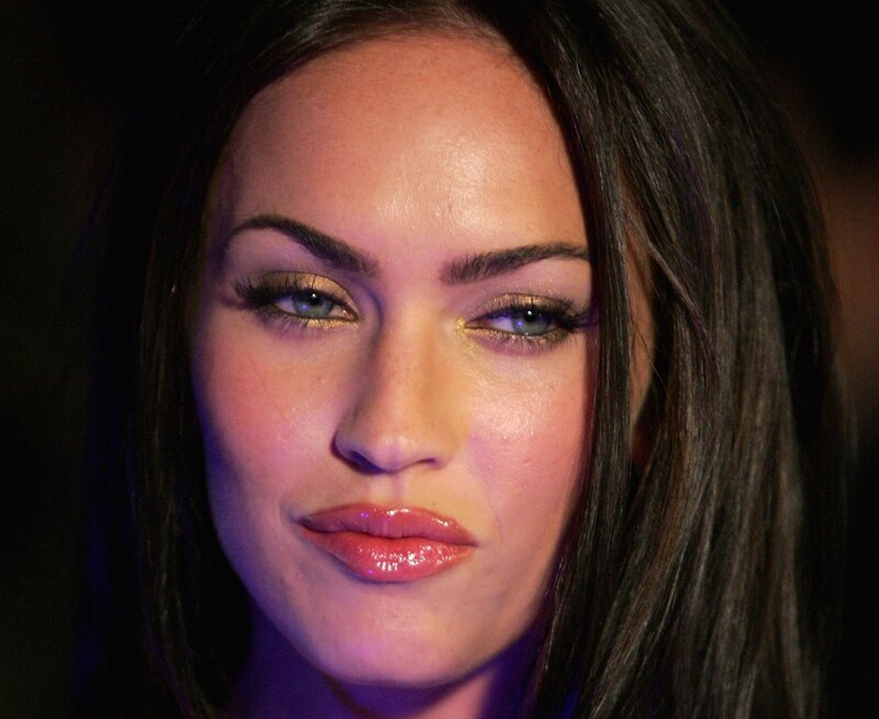 Megan Fox close-up portrait