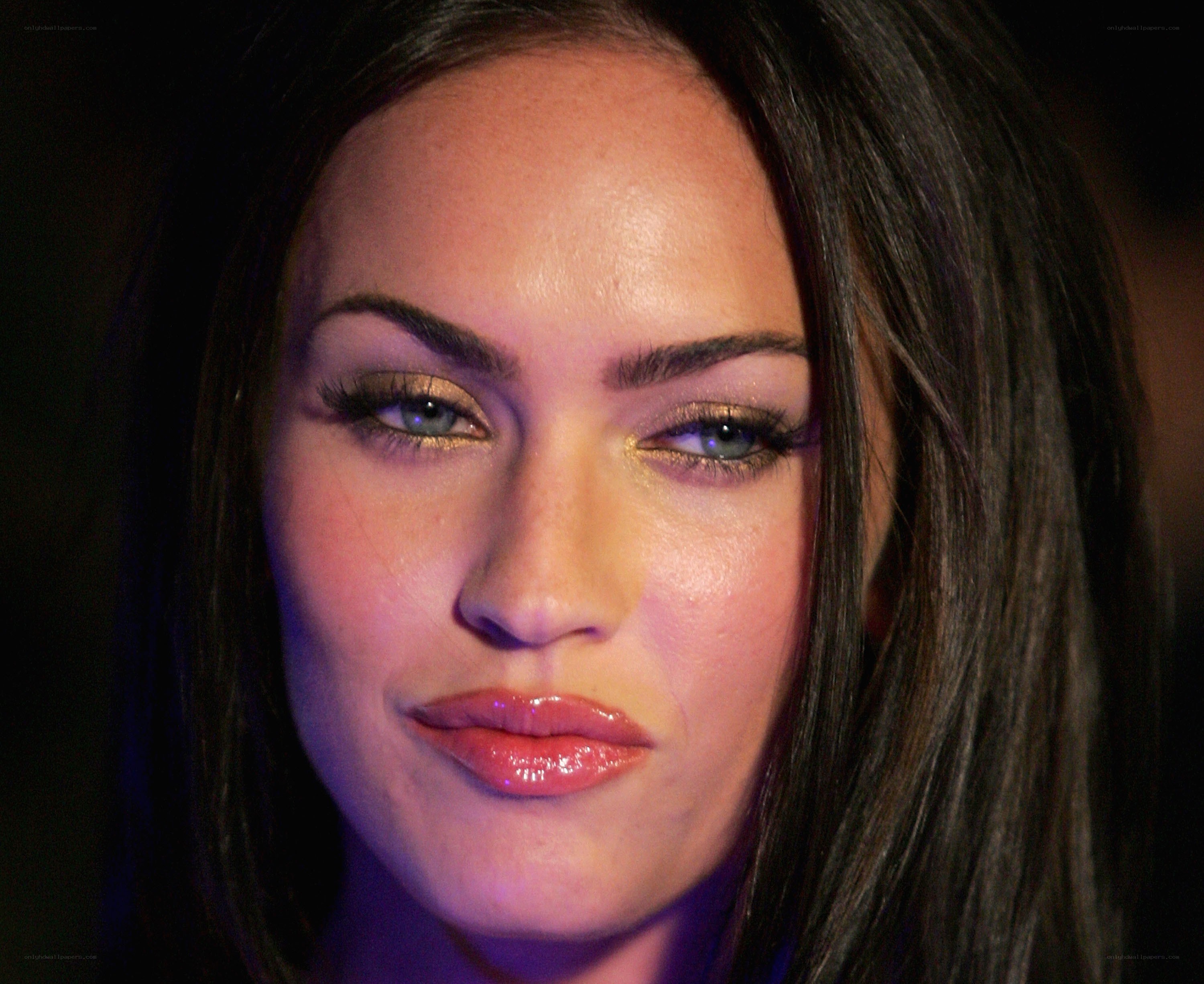 Megan Fox close-up portrait
