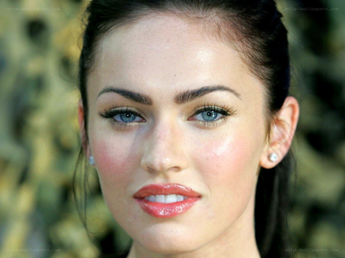Megan Fox close-up portrait