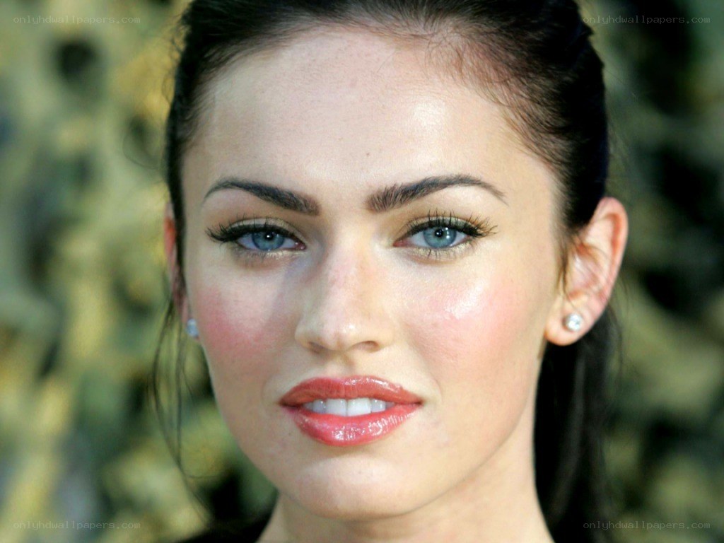 Megan Fox close-up portrait