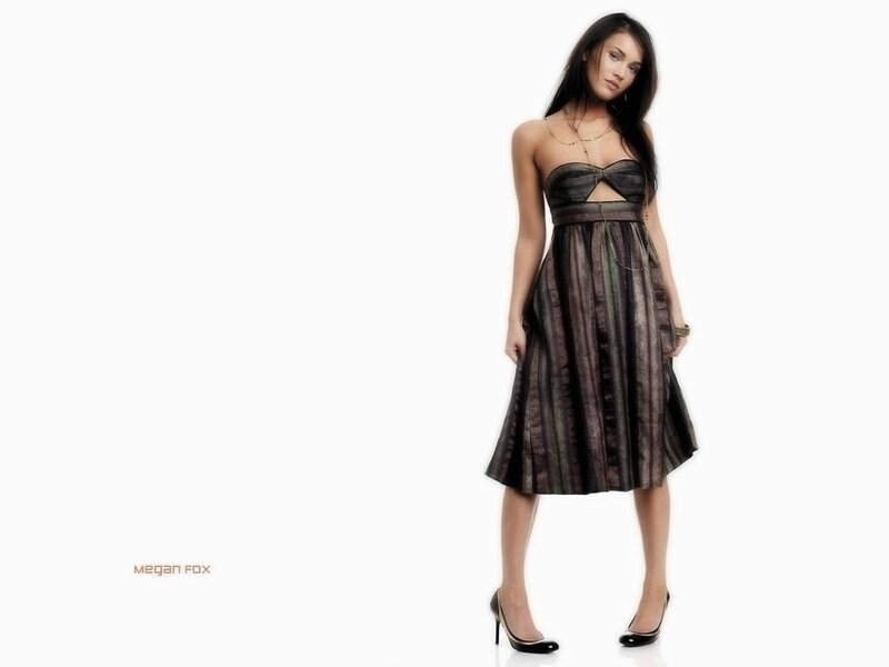 Megan Fox in a dress