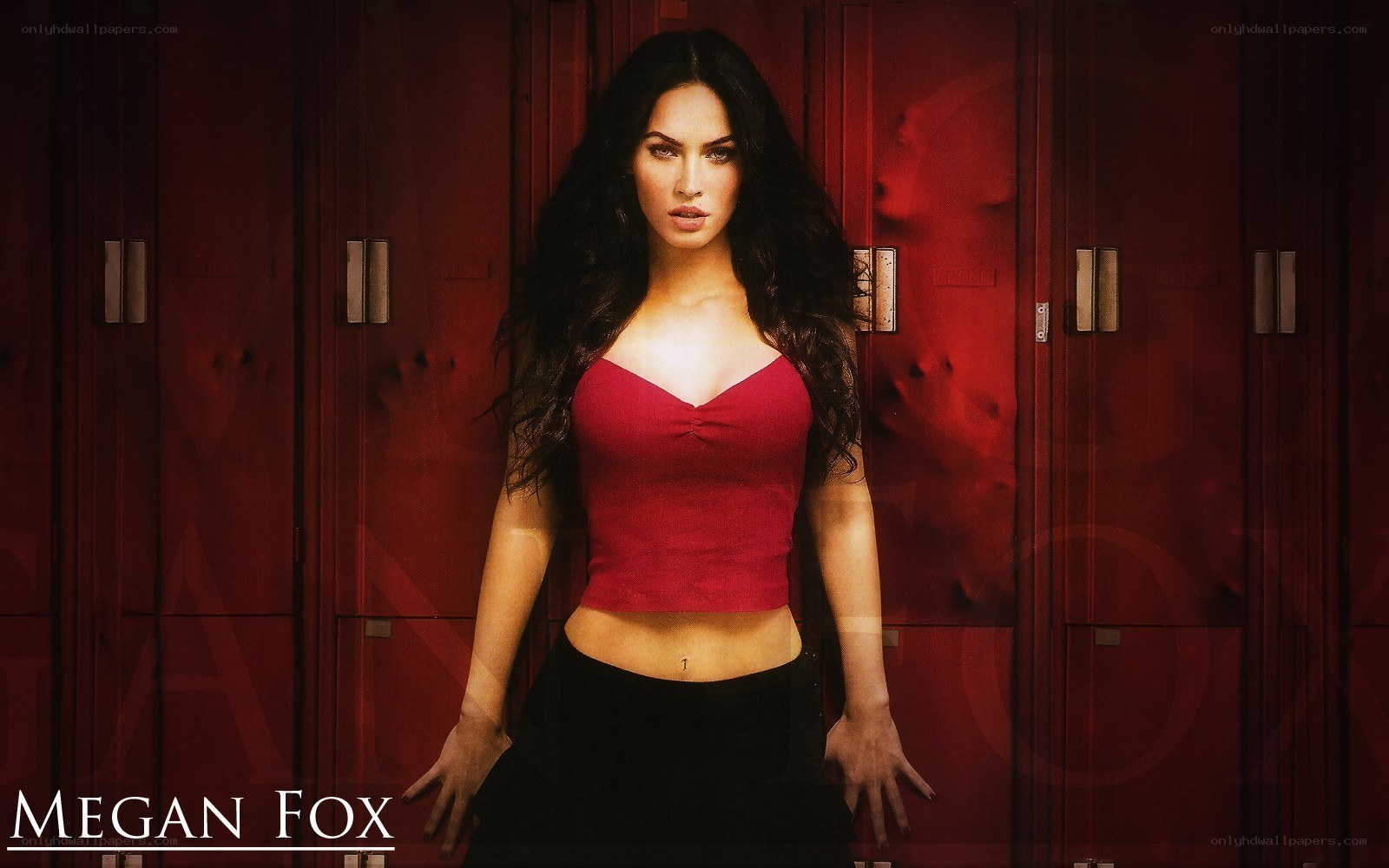 Megan Fox in red top