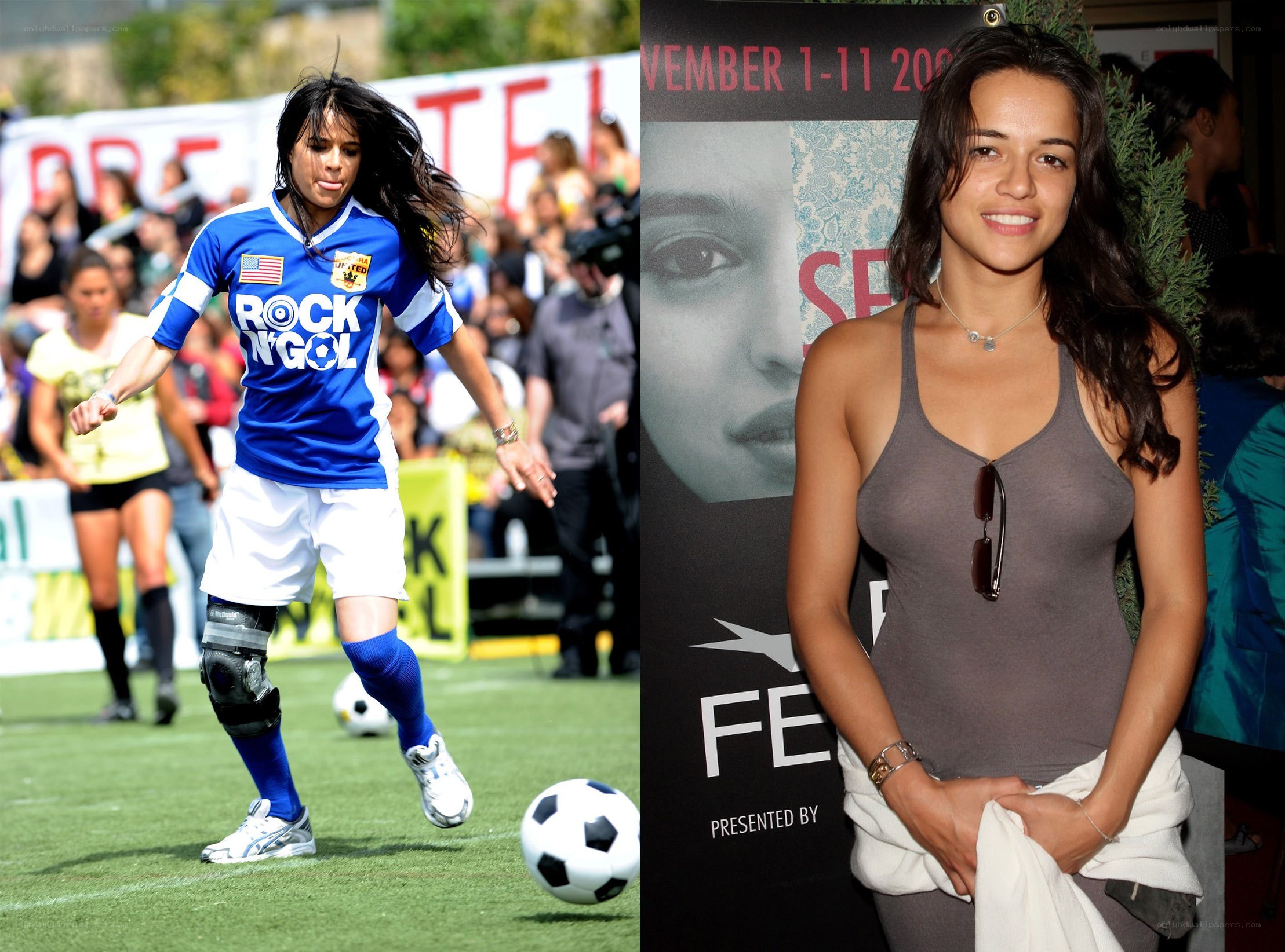 Megan Fox in two photos